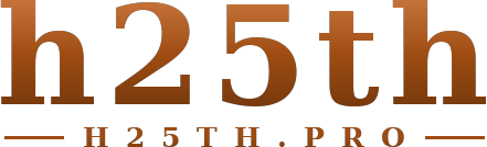 h25th โลโก้